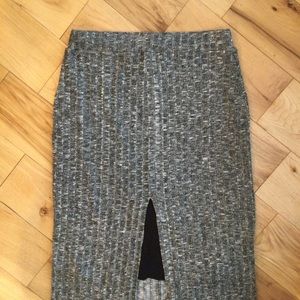 Split Front Pencil Skirt